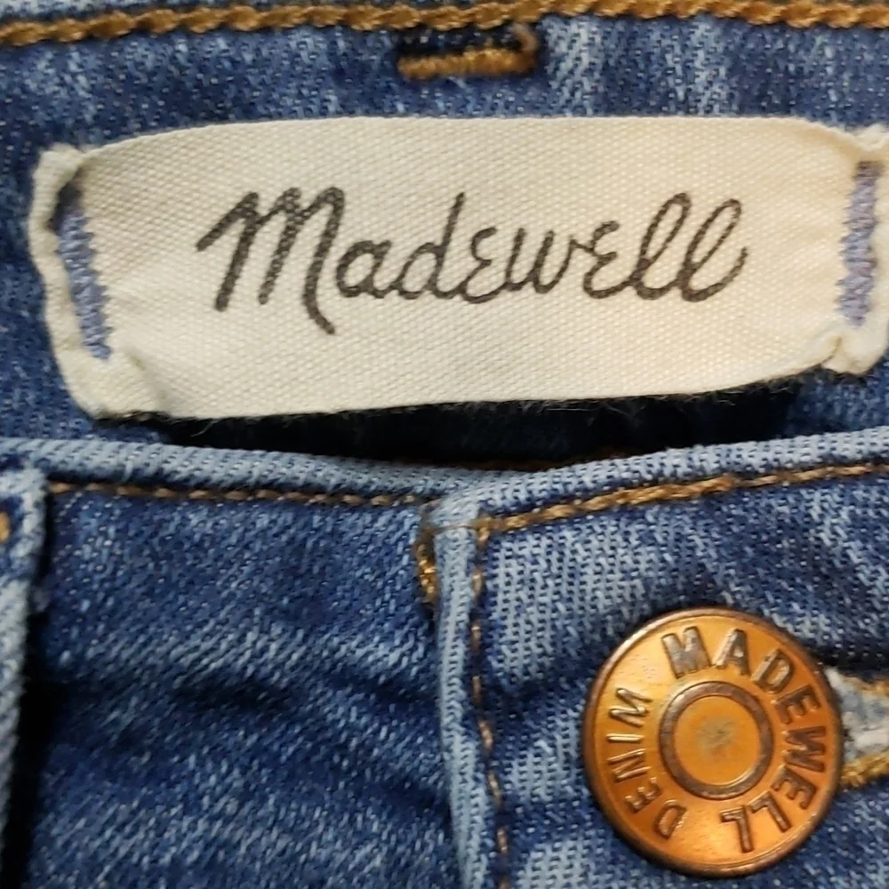 Madewell Curvy High-Rise Skinny Jeans: Drop Step-Hem,Size 24
